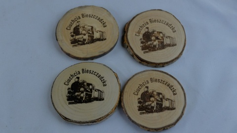Zestaw 4 magnesów Ciuchcia Bieszczadzka